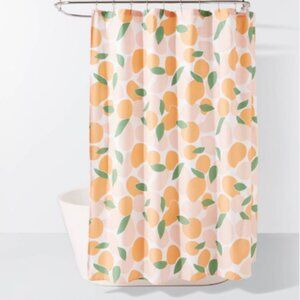 NIP Shower Curtain and Hooks Fruit Microfiber Shower Curtain 72" x 72"
